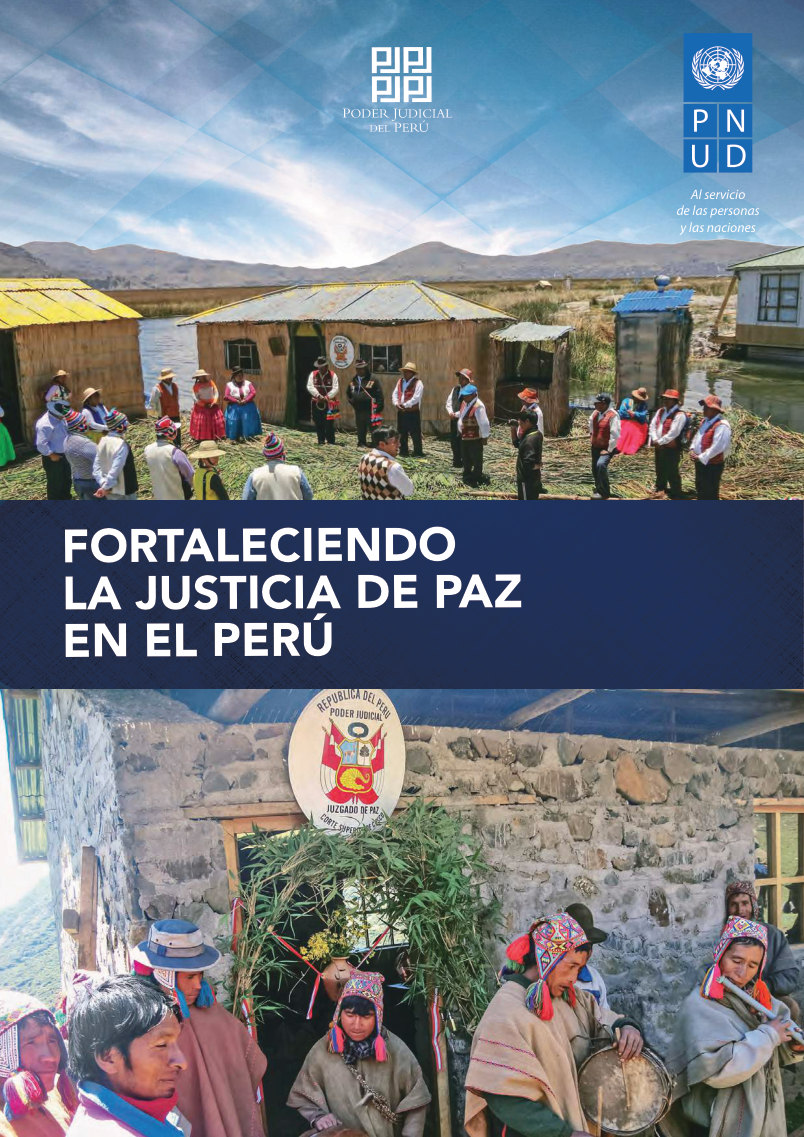 Libro Fortaleciendo la Justicia de Paz en el Perú