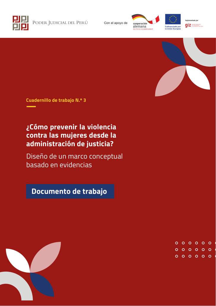 Portada de Cómo prevenir la violencia contra las mujeres desde la administración de justicia
